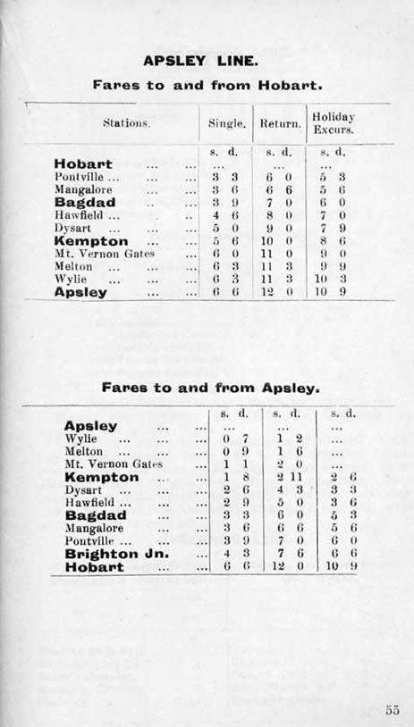 Public Time Table page (2)